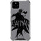 DC Comics Batman Silhouette Art Google Pixel 5 Clear Case